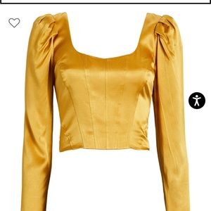 Intermix cropped top